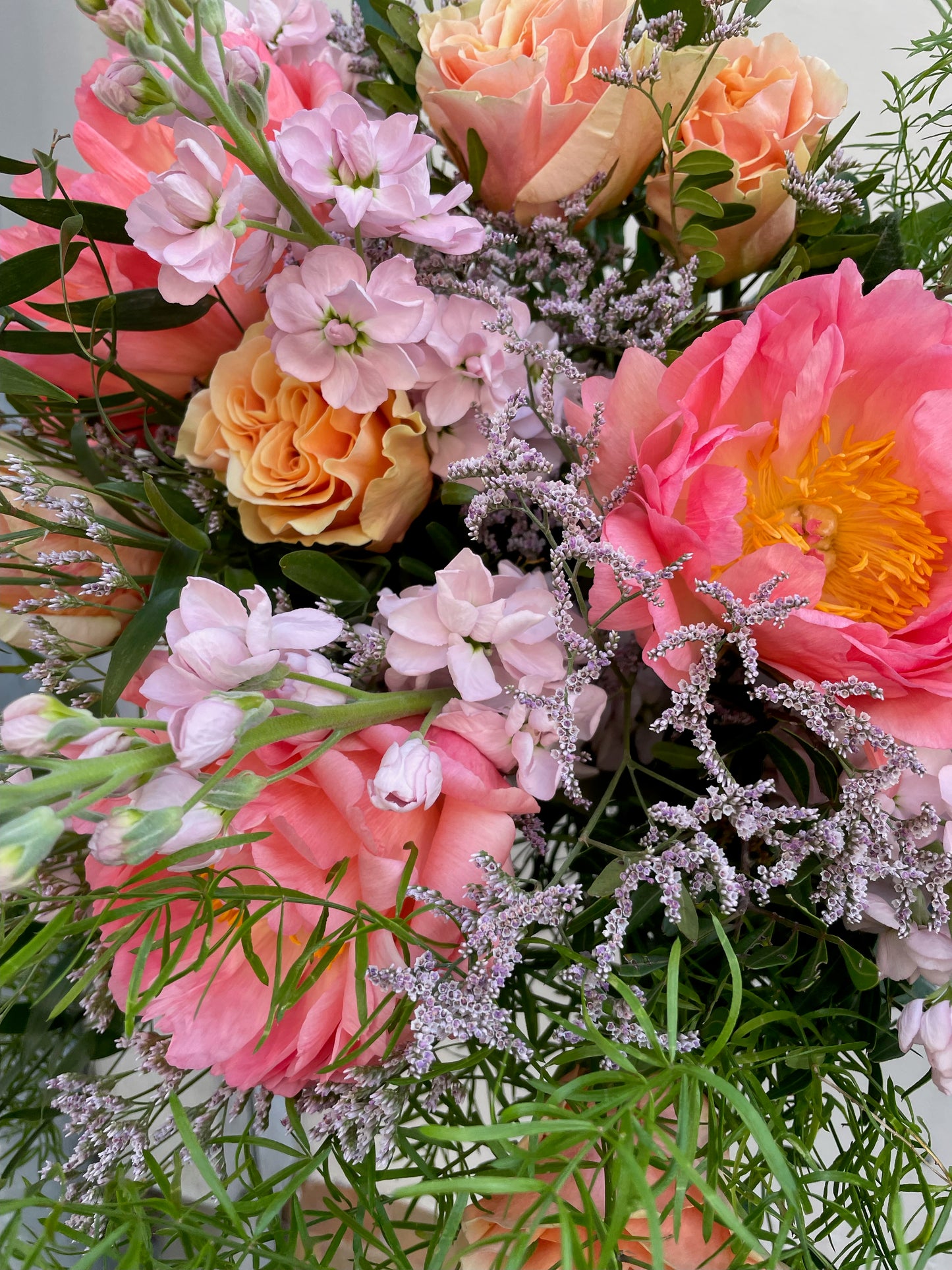 Blomrums Rosa himmel