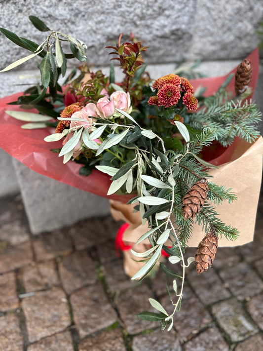 Blomrums vilda Julbukett