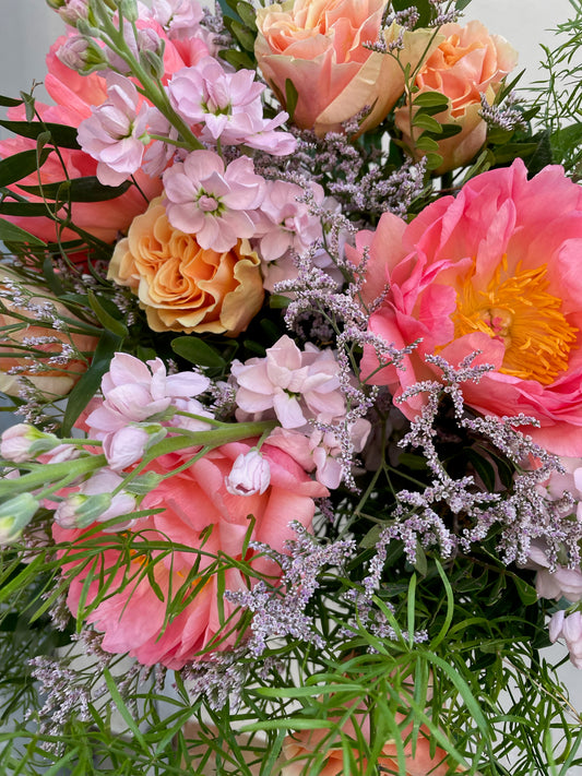 Blomrums Rosa himmel